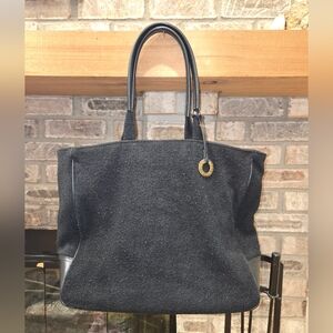 Givenchy Black Tote Bag with Gold Accent